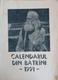 Calendarul din Batrani 1991 Dragos Corlateanu - Carte Veche, Editura Cuvantul Nostru, Limba Romana, Calendar Popular