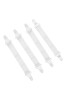 Set cleme pentru fixare cearceaf/husa mesei de calcat, cu elastic, 2buc/set, Alb