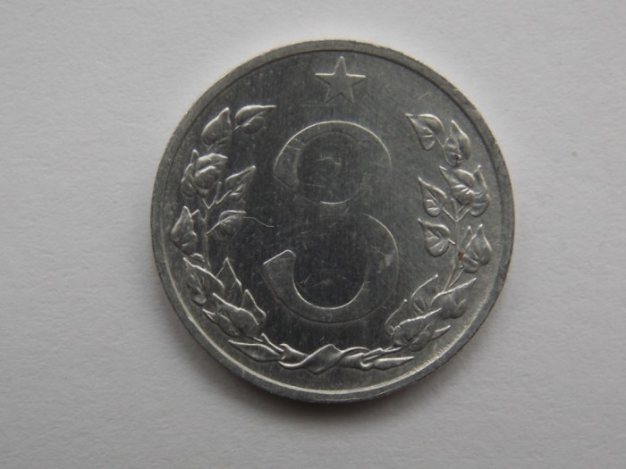 3 HALERU 1953 CEHOSLOVACIA