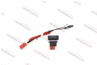 Cablaj + buton avertizare presiune anvelope TPMS pt Skoda Octavia foto