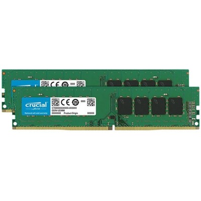 Memorie Crucial - DDR4 - 16 GB: 2 x 8 GB - DIMM 288-pin - unbuffered &amp;quot;CT2K8G4DFRA32A&amp;quot; foto