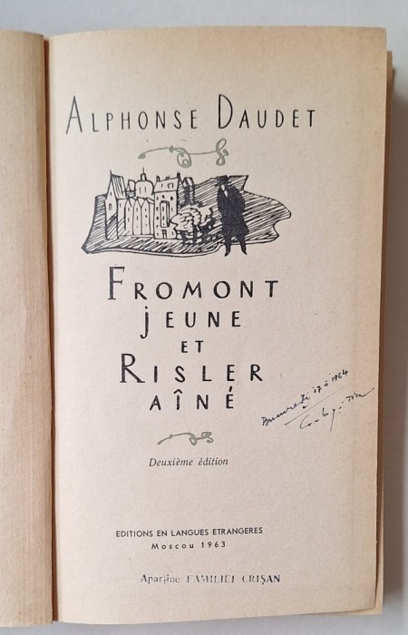 Lot 3 cărți &icirc;n limba franceză &ndash; Daudet, Zola, Balzac &ndash; ediții anii &rsquo;60, vintage