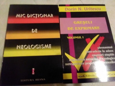 Carti de pregatire scolara: Dictionar de neologisme, Greseli de exprimare foto