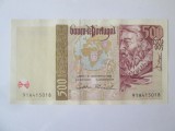 Portugalia 500 Escudos 2000 aUNC,bancnota din imagini