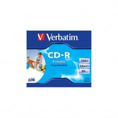 Mediu optic Verbatim 43325 CD-R AZO 52X 700MB Jewel Case foto