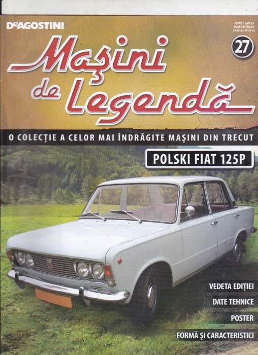 bnk ant Revista Masini de legenda 27 - Polski Fiat 125P