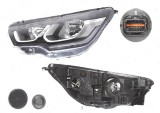 Far Citroen C4 (B7), 04.2014-; Ds4, 07.2014-, fata, Stanga, cu LED daytime running light; H7+H7; electric; cu motor;, Depo