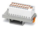 Conector de &icirc;mbinare pe șine, 17,5A