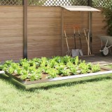 Cumpara ieftin Gard pentru melci 4 pcs Argintiu 50 x 3,5 x 25 cm