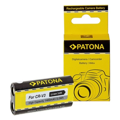 Acumulator /Baterie PATONA pentru RCR-V3-Li-Ion CR-V3 CRV3,CR-V3P/LB01Kodak- 1062 foto