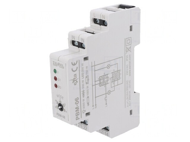 Releu Bistabil de Impulsuri SPDT 16A PBM-06