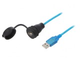 Cablu adaptor USB A la USB A 2m IP67 USB 2.0