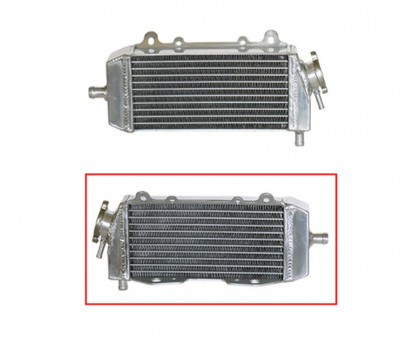 Radiator stanga Kawasaki KXF 250 04- 05, Suzuki RMZ 250 04- 05 cu capacitate marita foto