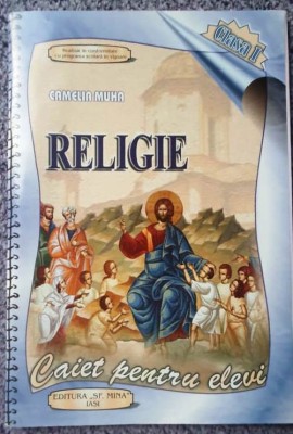 Doua carti de religie crestin ortodoxa pentru elevi, clasa I si clasa a doua. foto