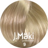 J.Maki Professional - Vopsea de par permanenta 9 - Blond foarte deschis, 60 ml