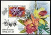 Timbre Angola 2018: Orhidee si Colita, Colectie Straine, Timbre tematica Flora