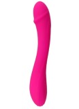 Vibrator Chanel, 10 Moduri Vibratii, Silicon, USB Magnetic, Roz, 21.5 cm, Guilty Toys