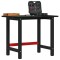 Gossi banc lucru maro inchis 100x60x81,5 cm lemn masiv stejar