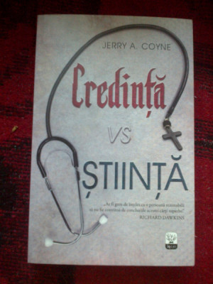 h3b Jerry A. Coyne - Credinta vs stiinta (carte noua) foto