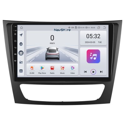 Navigatie Android Dedicata Mercedes Benz E-Class W211 (2002 - 2010), 9Inch, 4Gb Ram, 64Gb Stocare, Bluetooth, WiFi, Carplay foto