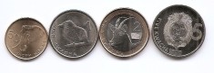 Zambia Set 4 - 50 Ngwee, 1, 2, 5 Kwacha 2024 - V22, KM-New UNC !!!
