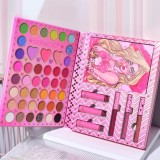 Set 8 produse de machiaj, kevin &amp; coco, butterfly dream girl, 49 de culori, 24.7 x 19.7 x 2.7 cm