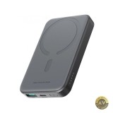 Baterie Externa Wireless Joyroom JR-W020 Mini 5000mAh 20W QC + PD + FQI 1 x QI - 1 x USB-A - 1 x USB-C Neagra