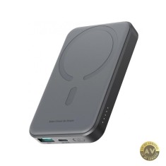 Baterie Externa Wireless Joyroom JR-W020 Mini 5000mAh 20W QC + PD + FQI 1 x QI - 1 x USB-A - 1 x USB-C Neagra