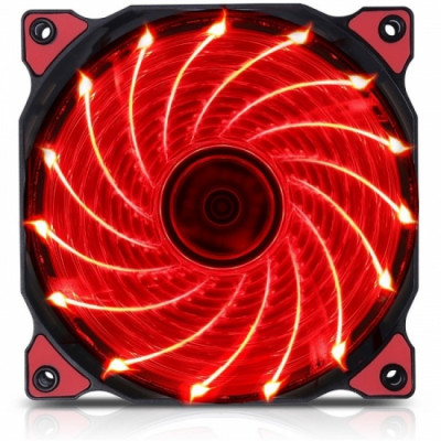 Ventilator carcasa desktop Segotep Polar Wind Red LED 120 mm foto