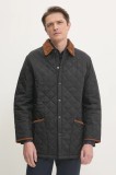 Barbour geaca 30th Anniversary Liddesdale Quilted Jacket barbati, culoarea negru, de tranzitie, MQU1816