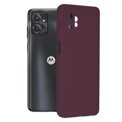 Husa pentru Motorola Moto G Power 5G - Techsuit Soft Edge Silicone - Plum Violet foto