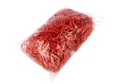 Inele Elastice din Cauciuc Roșu 3mm x 1.5mm