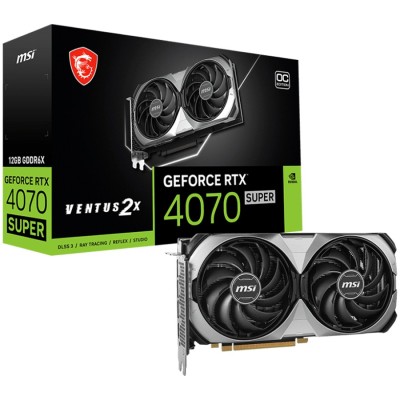 PLACI VIDEO MSI Nvidia GeForce RTX 4070 SUPER 12G VENTUS 2X OC (12GB GDDR6X/192bit, 3xDP, 1xHDMI, 1x 12VHPWR) &amp;quot;RTX 4070 SUPER 12G VENTUS 2X OC&amp;quot; foto