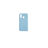 Husa silicon soft-touch compatibila cu Samsung Galaxy A20e, Milky Blue, ALC MOBILE