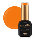 Cumpara ieftin Oja Semipermanenta LUXORISE Evolution, Neon Obsession - Fiery Orange 10ml