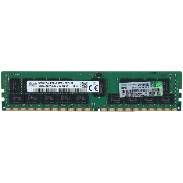 Memorie Server 32GB DDR4 2666V 2Rx4 PC4-21300V-R RDIMM ECC Registered - HPE 850881-001