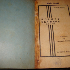 Johan Bojer - Foamea cea mare - Colectia celor 15 Lei - 1932