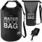Geantă Impermeabilă Negru, Material PVC, Capacitate 20L, Dimensiuni 57 x 37 cm, Include Curea