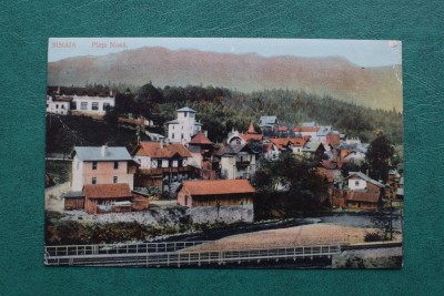 20ADE - Vedere - Carte postala - Sinaia - Piata noua foto