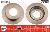 Disc frana NISSAN PATROL GR V Wagon (Y61) (1997 - 2016) TRW DF4814