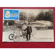 Romania 1978 - Pionieri ai avia&Aring;&pound;iei, CarteMaxima