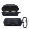 Husa Silicon Kwmobile Albastru Inchis pentru Casti Jabra Elite 7 Pro/Active, Anti-soc