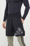 Cumpara ieftin Adidas Performance pantaloni scurți de antrenament Training Essentials culoarea negru IK9682