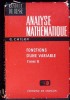 ANALYSE MATHEMATIQUE FONCTIONS D&#039;UNE VARIABLE, TOME II-G. CHILOV-274472
