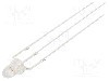 Dioda LED, 3mm, ro&amp;#351;ie/verde, {{Luminozitate}}, 30mA, 2,1...2,6/3,1...3,6V, OPTOSUPPLY - OSRPKA3211A
