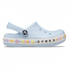 Saboti Crocs Toddler Bayaband Charm Band Clog Albastru - Mineral Blue