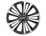 Cumpara ieftin Set 4 Capace Roti Terra Gri-Negru R16, pentru gama auto Kia, Autohelix MSA