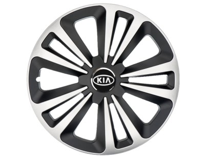 Set 4 Capace Roti Terra Gri-Negru R15, pentru gama auto Kia foto