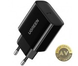 Incarcator Retea UGREEN CD137 18W 3A 1 x USB-C Negru