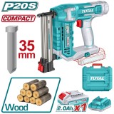 TOTAL - PISTOL PENTRU CUIE 20V-2.0Ah 15mm-35mm(INCLUDE ACUMULATOR+ INCARCATOR) PowerTool TopQuality